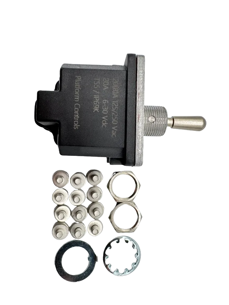Skyjack 116382 IP69 Toggle Switch — 4 On-Off-On, Screw, view 2