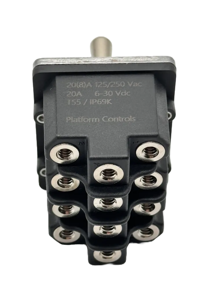 Skyjack 116382 IP69 Toggle Switch — 4 On-Off-On, Screw, view 3
