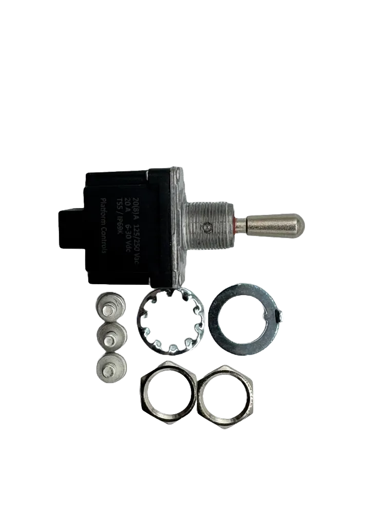 34463 IP69 Toggle Switch — 1 On-Off-On, Screw, view 2